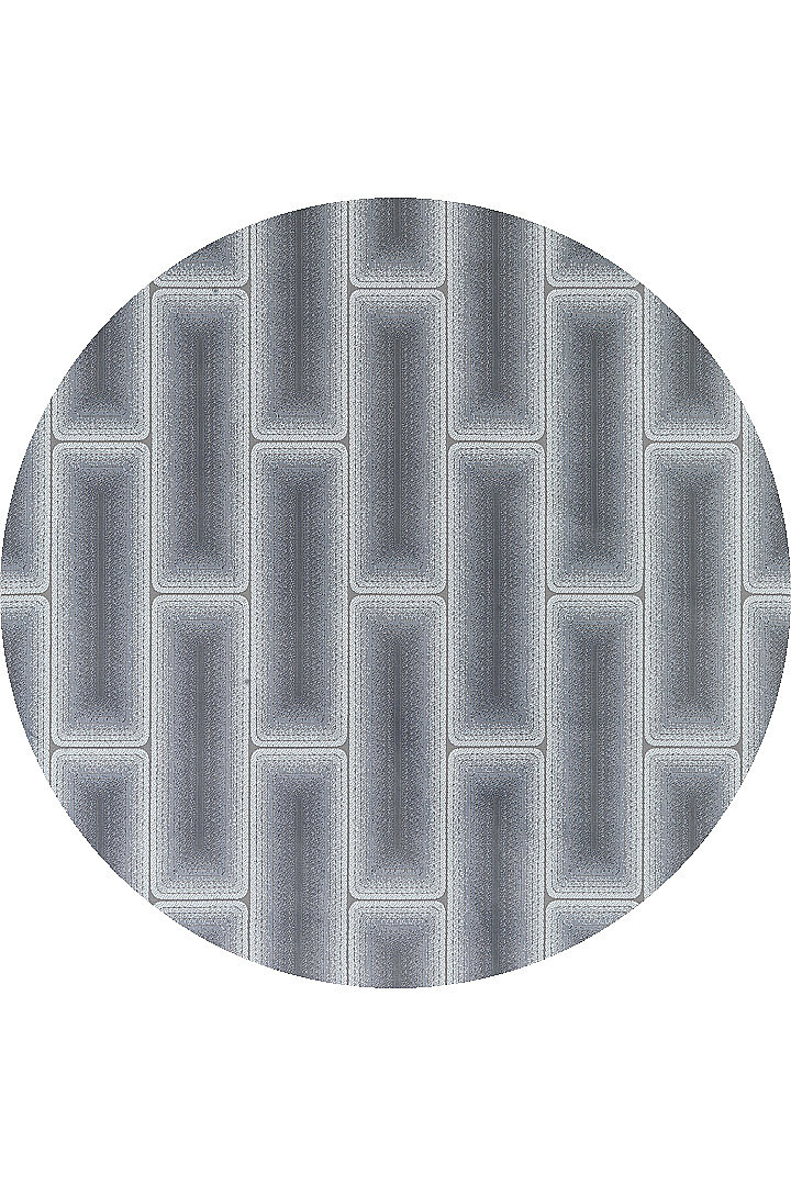 Hayal Yumuşak Kadife Doku Yıkanabilir Kaymaz Dört Mevsim Yuvarlak Halı Hy11 Gri 