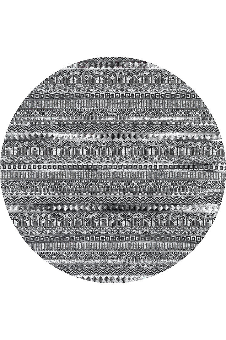 Hayal Yumuşak Kadife Doku Yıkanabilir Kaymaz Dört Mevsim Yuvarlak Halı Hy15 Gri 