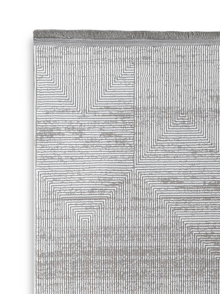 Hayal Yumuşak Kadife Dokulu Yıkanabilir Kaymaz Dört Mevsim Halı Hy03 Bej - 3