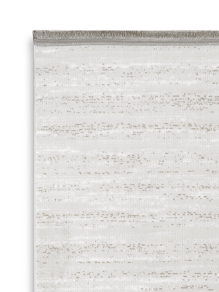 Hayal Yumuşak Kadife Dokulu Yıkanabilir Kaymaz Dört Mevsim Halı Hy06 Bej - 3