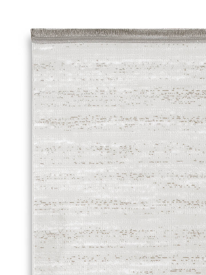 Hayal Yumuşak Kadife Dokulu Yıkanabilir Kaymaz Dört Mevsim Halı Hy06 Bej - 3