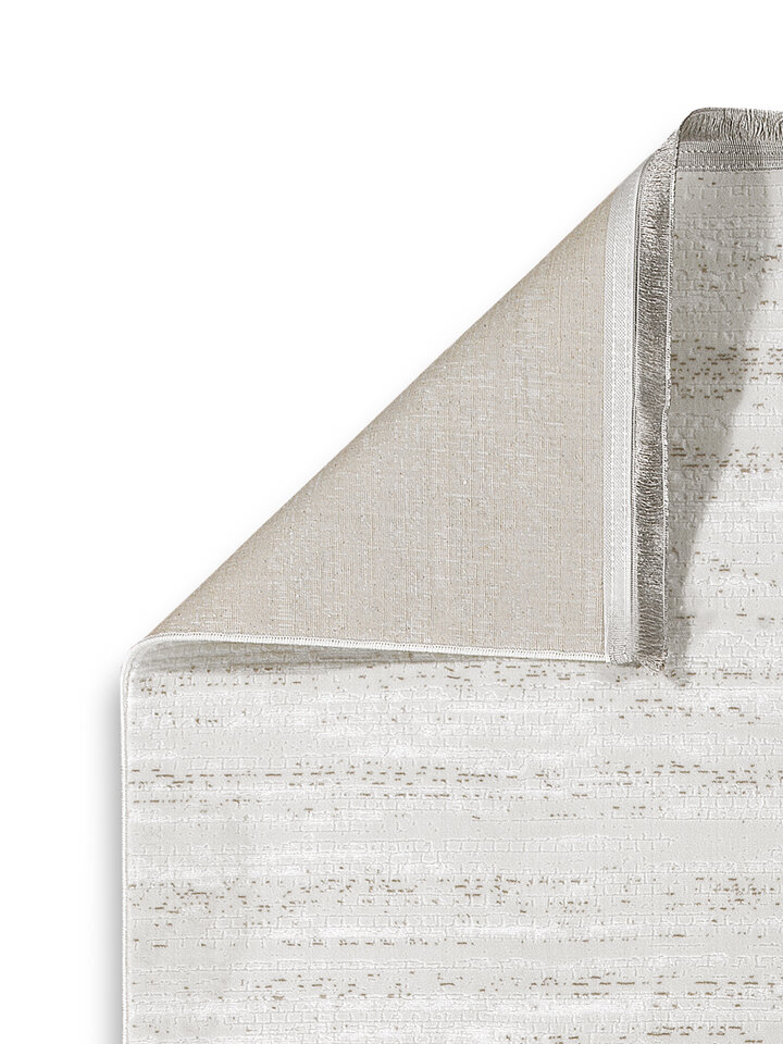 Hayal Yumuşak Kadife Dokulu Yıkanabilir Kaymaz Dört Mevsim Halı Hy06 Bej - 4