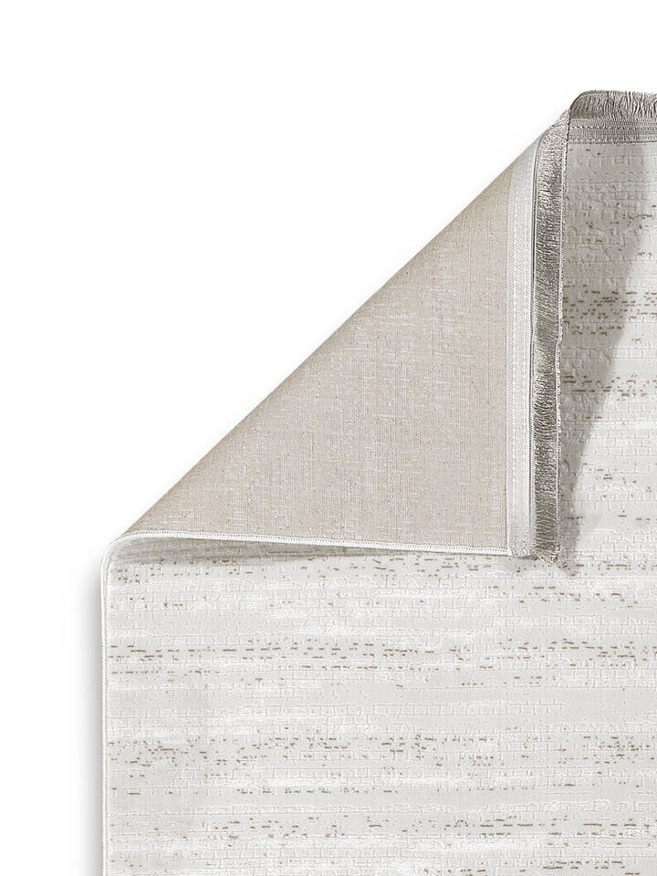 Hayal Yumuşak Kadife Dokulu Yıkanabilir Kaymaz Dört Mevsim Halı Hy06 Bej - 4