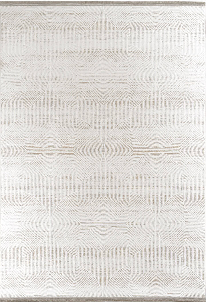 Hayal Yumuşak Kadife Dokulu Yıkanabilir Kaymaz Dört Mevsim Halı Hy07 Bej - 2