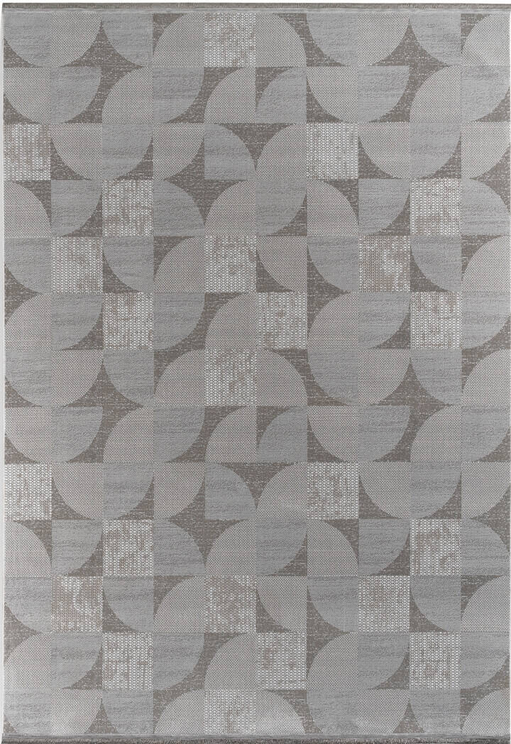 Hayal Yumuşak Kadife Dokulu Yıkanabilir Kaymaz Dört Mevsim Halı Hy10 Gri - 2