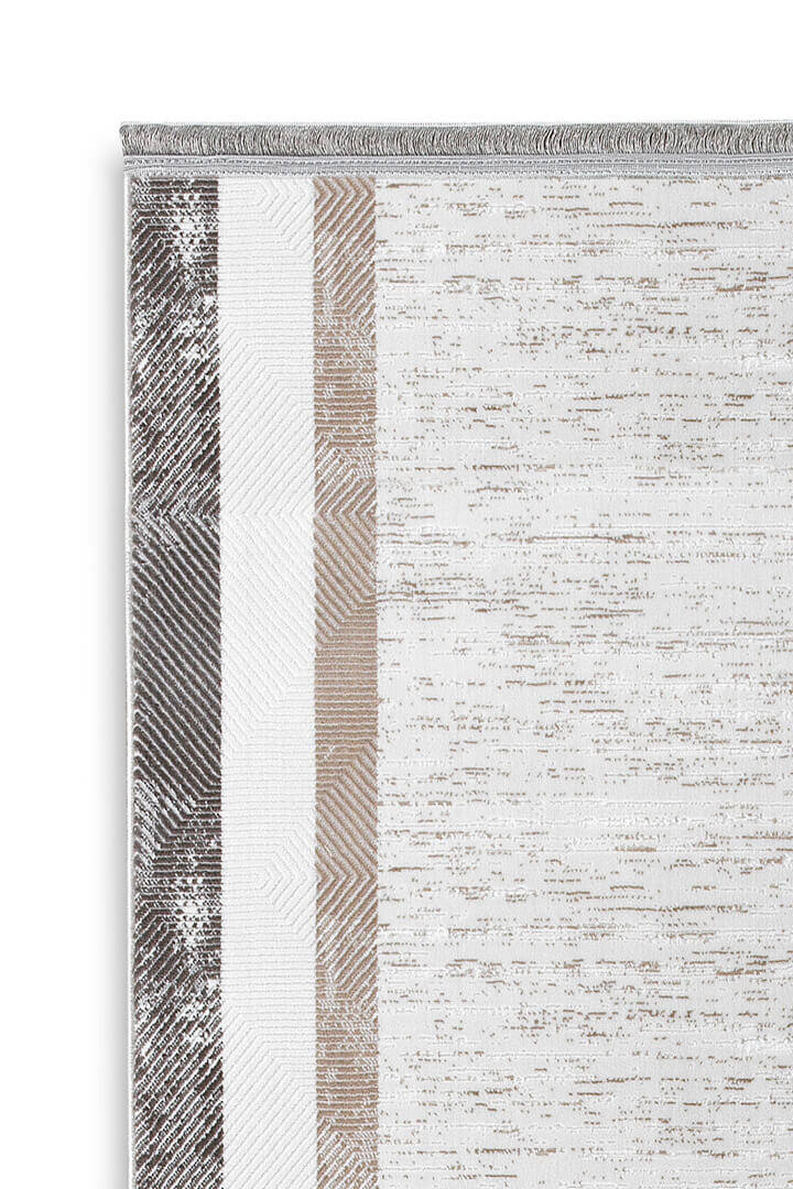 Hayal Yumuşak Kadife Dokulu Yıkanabilir Kaymaz Dört Mevsim Kişiye Özel Yolluk Halı Hy02 Kesme Gri - 3