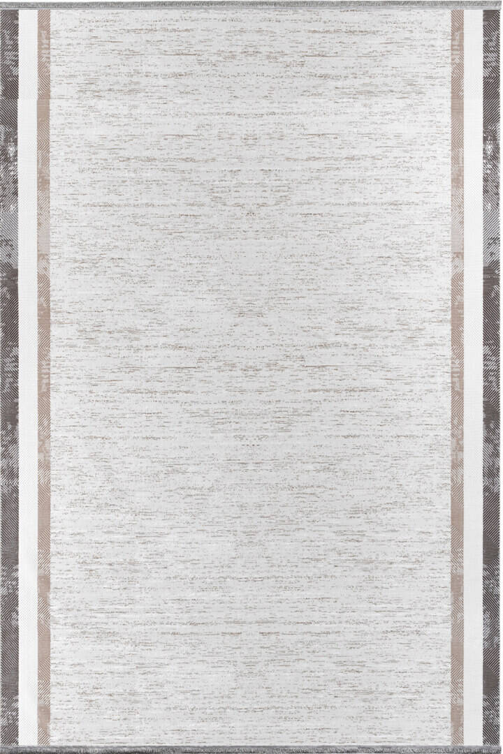 Hayal Yumuşak Kadife Dokulu Yıkanabilir Kaymaz Dört Mevsim Kişiye Özel Yolluk Halı Hy02 Kesme Gri - 2