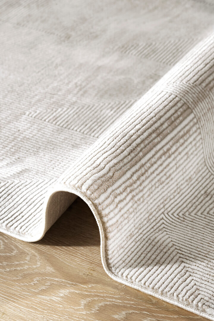 Hayal Yumuşak Kadife Dokulu Yıkanabilir Kaymaz Dört Mevsim Kişiye Özel Yolluk Halı Hy03 Kesme Bej - 7