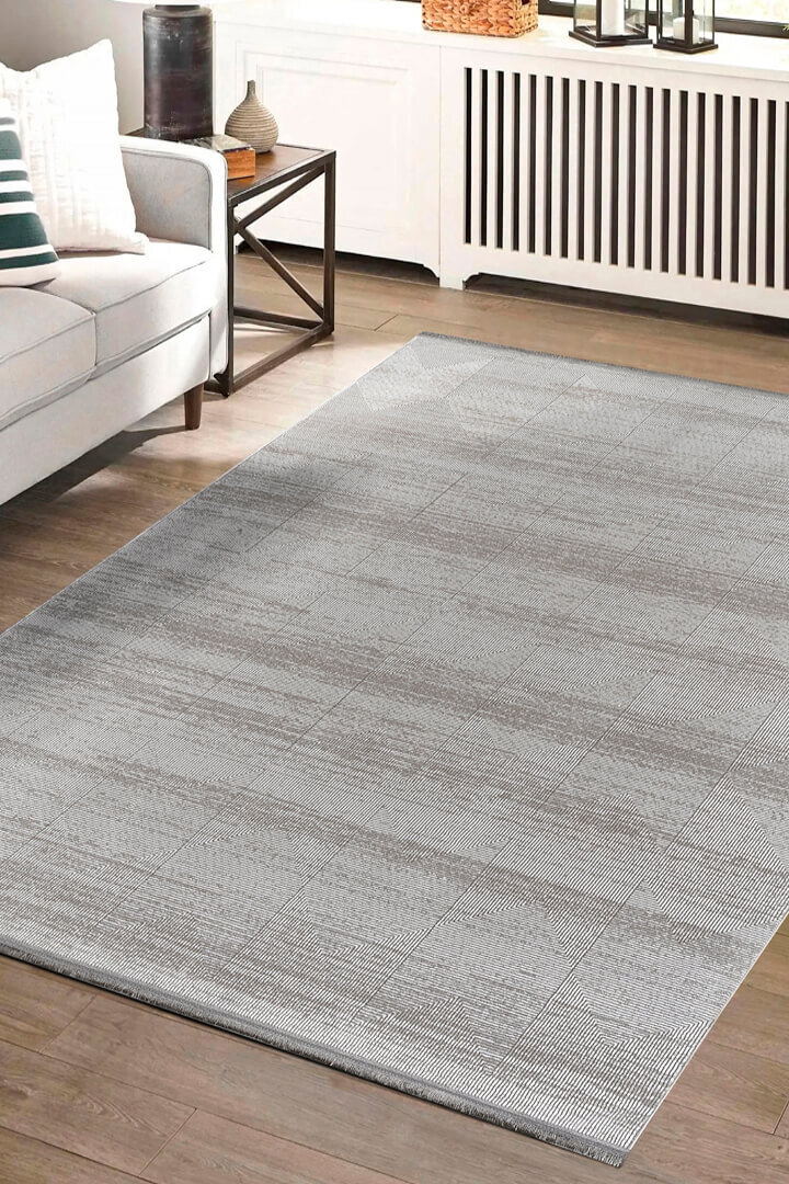 Hayal Yumuşak Kadife Dokulu Yıkanabilir Kaymaz Dört Mevsim Kişiye Özel Yolluk Halı Hy03 Kesme Bej - 3