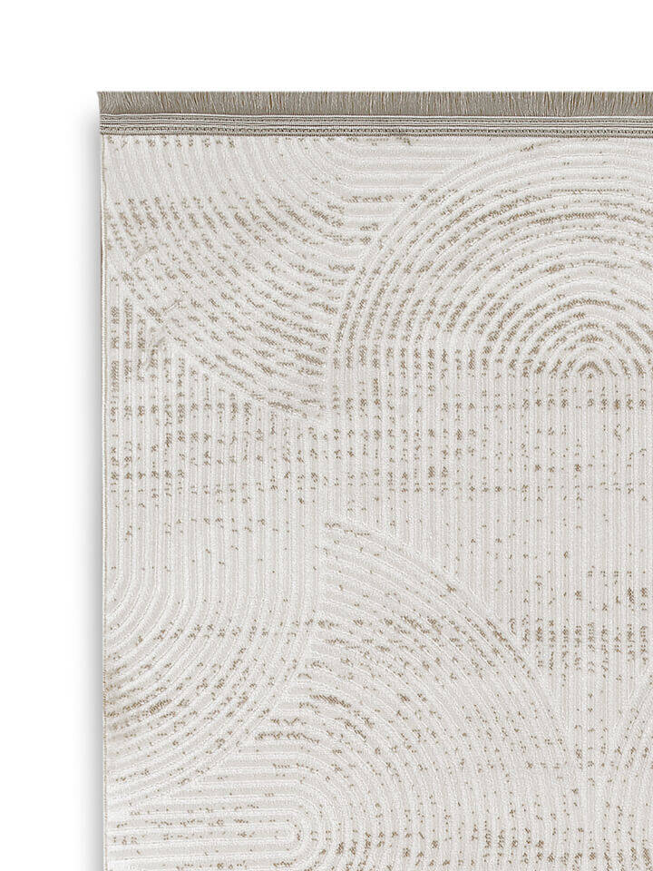 Hayal Yumuşak Kadife Dokulu Yıkanabilir Kaymaz Dört Mevsim Kişiye Özel Yolluk Halı Hy07 Kesme Bej - 4