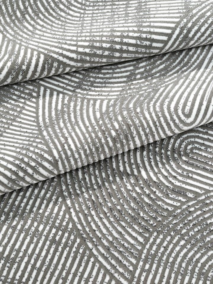 Hayal Yumuşak Kadife Dokulu Yıkanabilir Kaymaz Dört Mevsim Kişiye Özel Yolluk Halı Hy09 Kesme Gri - 7