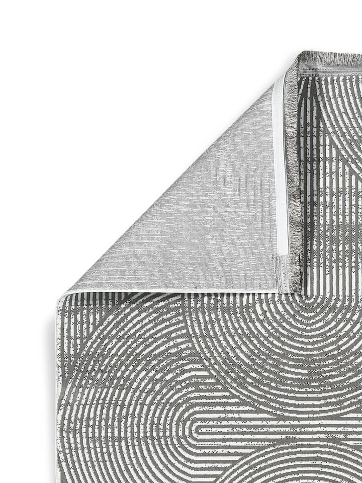 Hayal Yumuşak Kadife Dokulu Yıkanabilir Kaymaz Dört Mevsim Kişiye Özel Yolluk Halı Hy09 Kesme Gri - 5