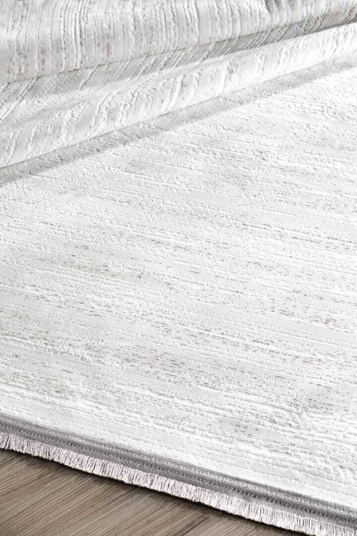 Hayal Yumuşak Kadife Dokulu Yıkanabilir Kaymaz Dört Mevsim Yuvarlak Halı Hy06 Bej - Frenda (1)