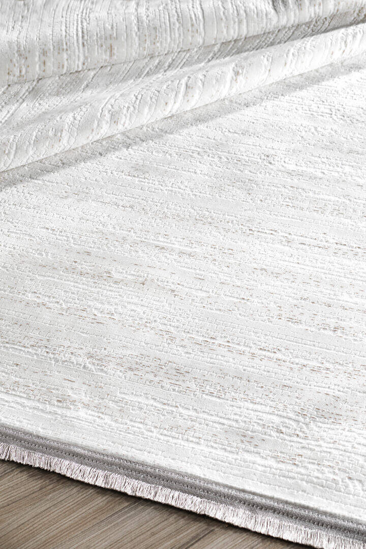 Hayal Yumuşak Kadife Dokulu Yıkanabilir Kaymaz Dört Mevsim Yuvarlak Halı Hy06 Bej - 2