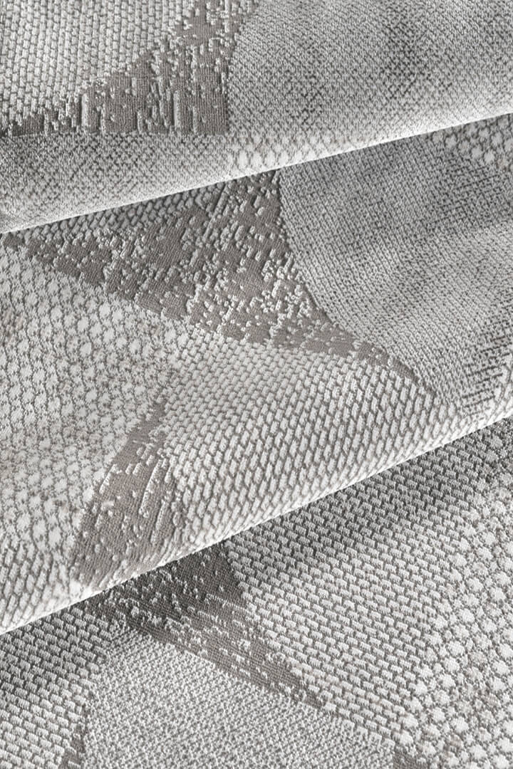 Hayal Yumuşak Kadife Dokulu Yıkanabilir Kaymaz Dört Mevsim Yuvarlak Halı Hy10 Gri - 2