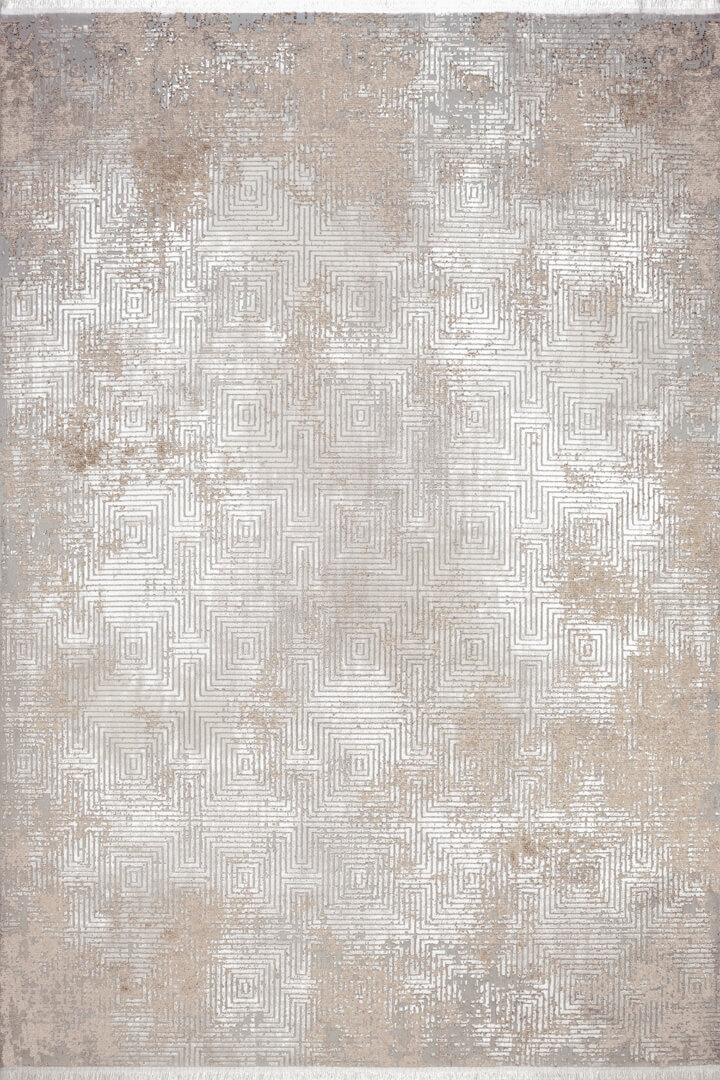 Imperial Geometrik Eskitme Halı 20443 Bej - 2