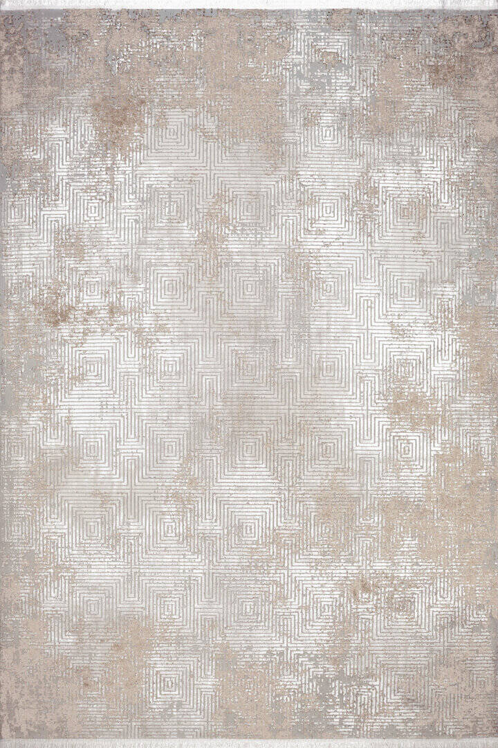 Imperial Geometrik Eskitme Halı 20443 Bej - 2
