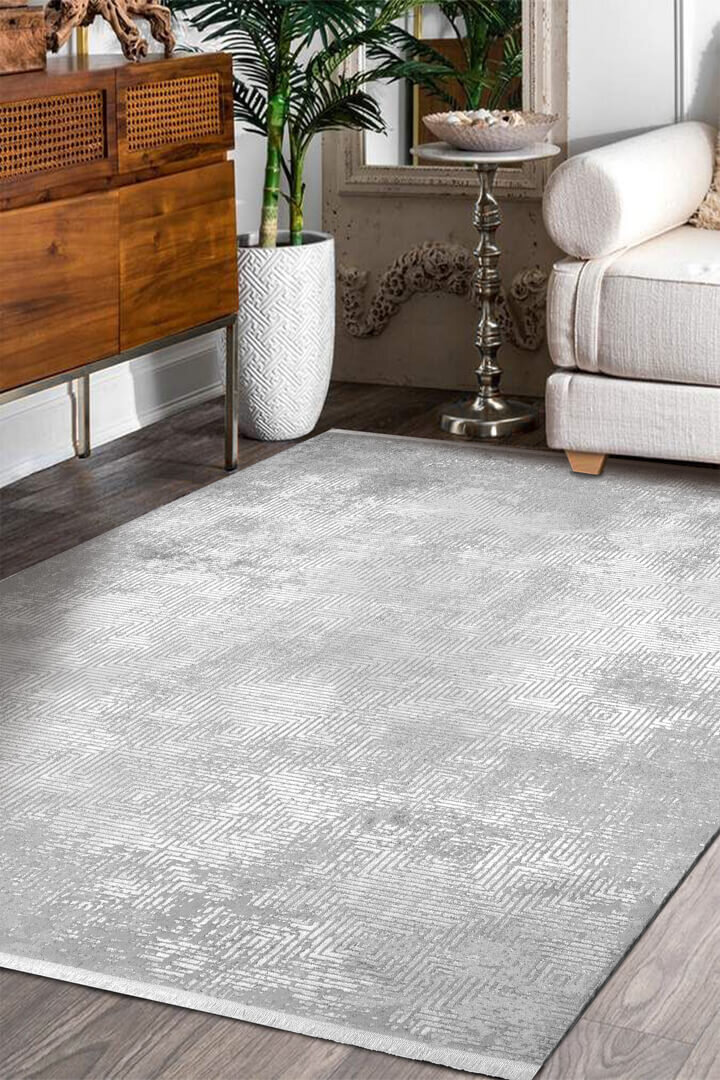 Imperial Geometrik Eskitme Halı 20443 Gri - 1