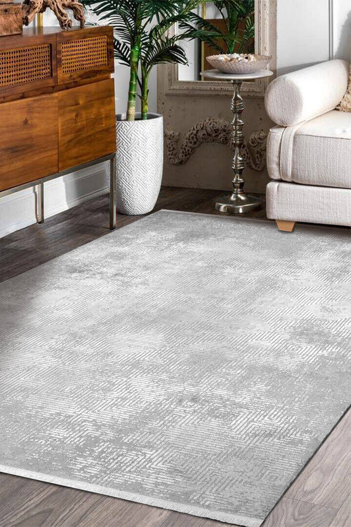 Imperial Geometrik Eskitme Halı 20443 Gri - 1