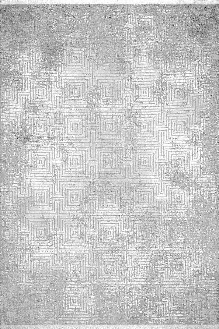 Imperial Geometrik Eskitme Halı 20443 Gri - 2