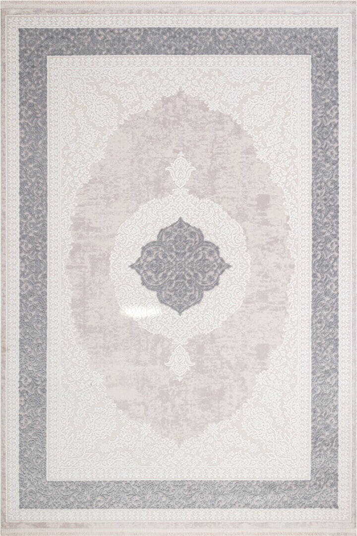Imperial Klasik Desenli Göbekli Halı 20369 Gri - 2