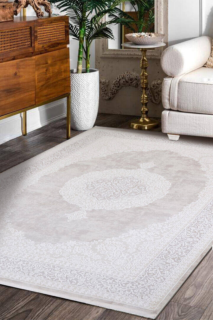 Imperial Klasik Desenli Göbekli Halı 20369 Kemik - 1