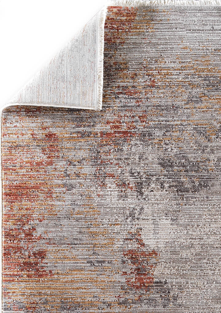 Indiana Abstract Desenli Vintage Görünümlü Modern Halı In01 Multi				 - 3