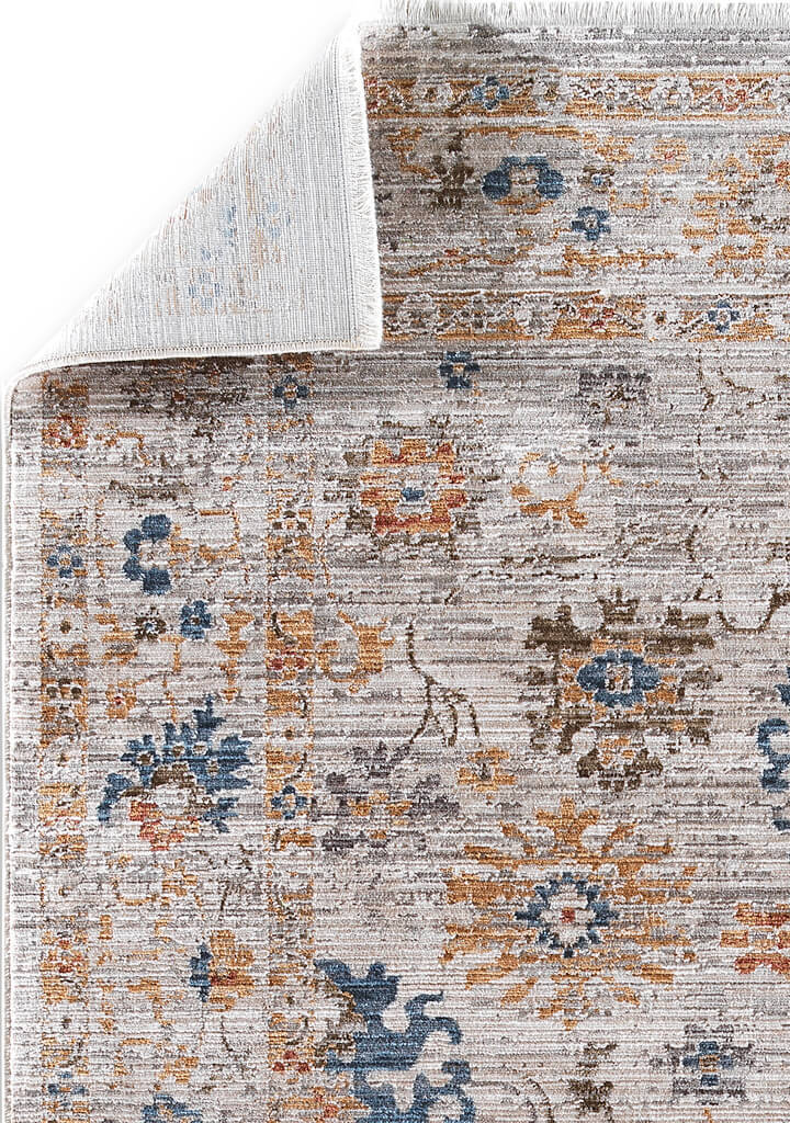 Indiana Etnik Desenli Vintage Eskitme Görünümlü Modern Halı In05 Multi - 3