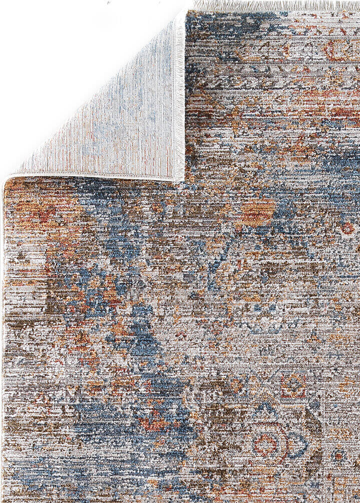 Indiana Etnik Desenli Vintage Eskitme Görünümlü Modern Halı In06 Multi - 3