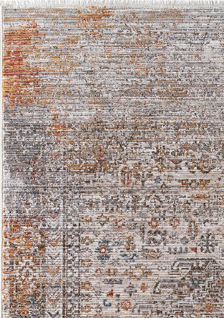 Indiana Etnik Desenli Vintage Görünümlü Modern Halı In04 Multi - 4