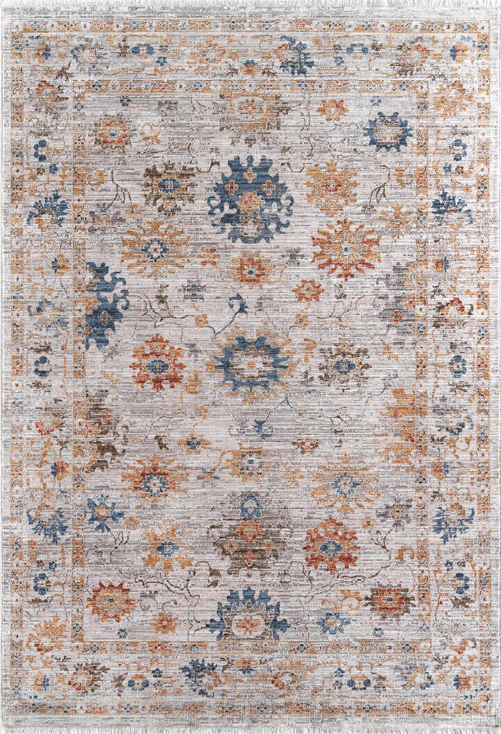 Indiana Etnik Desenli Vintage Görünümlü Modern Halı In05 Multi - 2