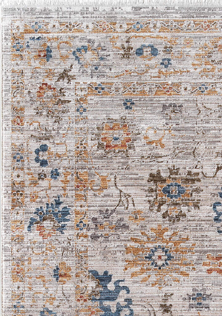 Indiana Etnik Desenli Vintage Görünümlü Modern Halı In05 Multi - 4