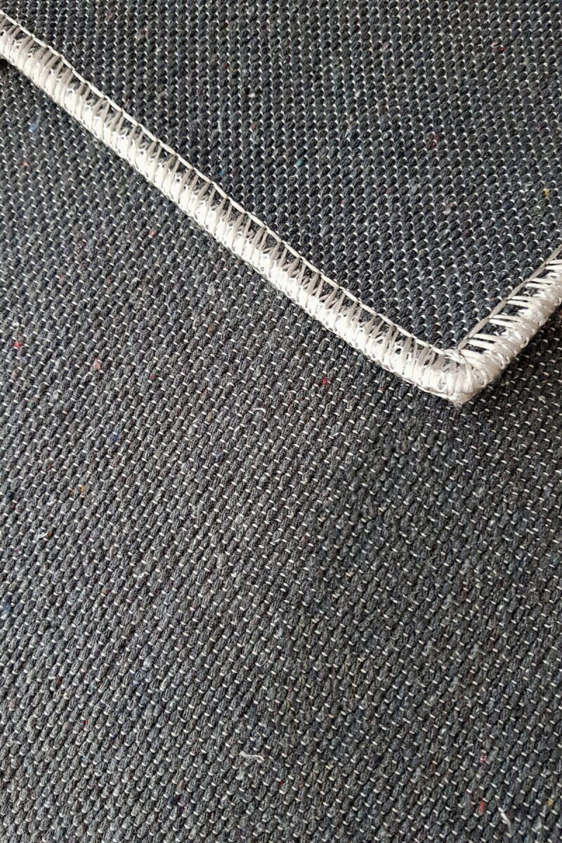 İskandinav Desen Pamuk Taban Dijital Baskılı Dekoratif Halı Gri - Frenda (1)