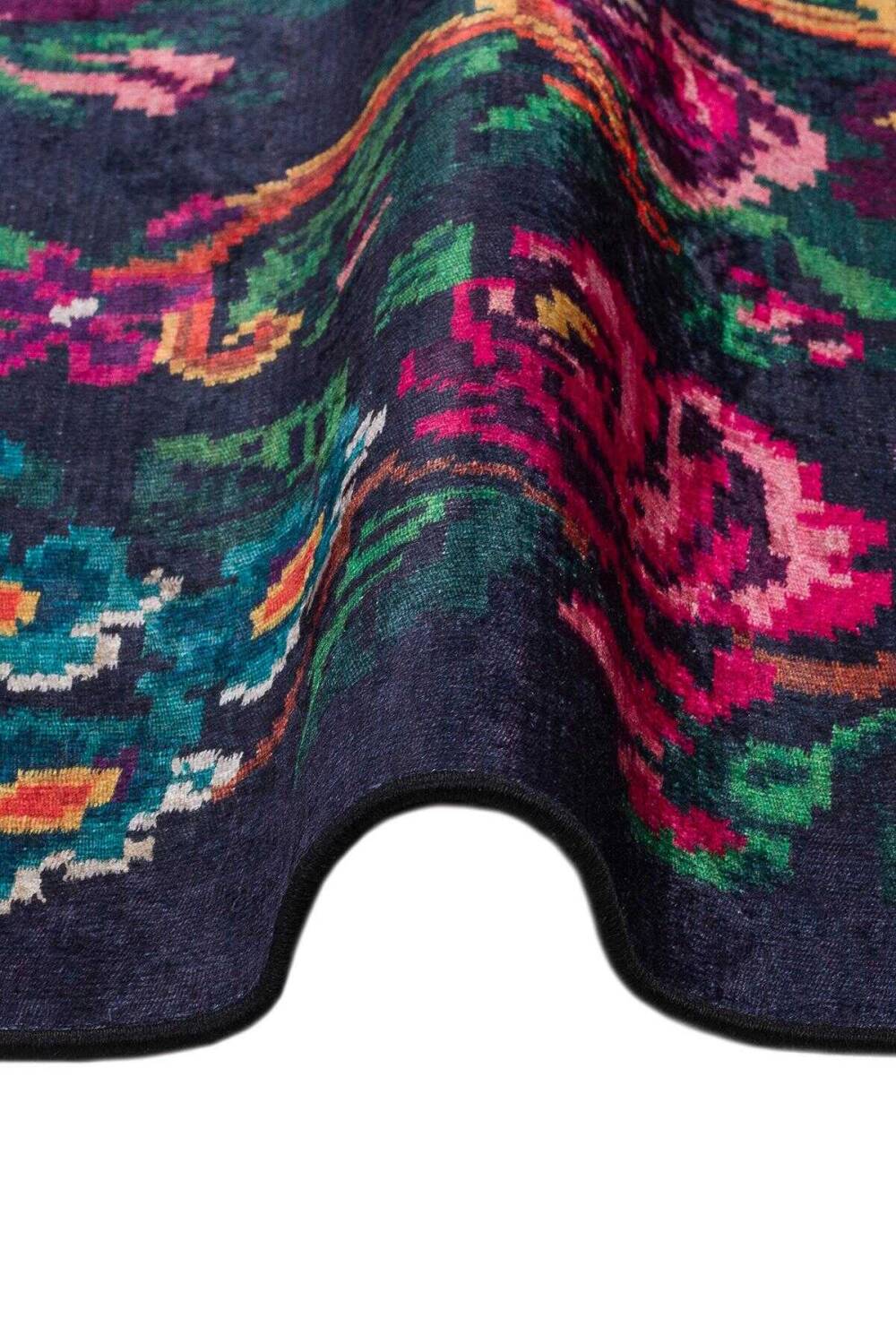 Karabağ Desenli Pamuk Taban Dijital Baskılı Yolluk Halı - 3