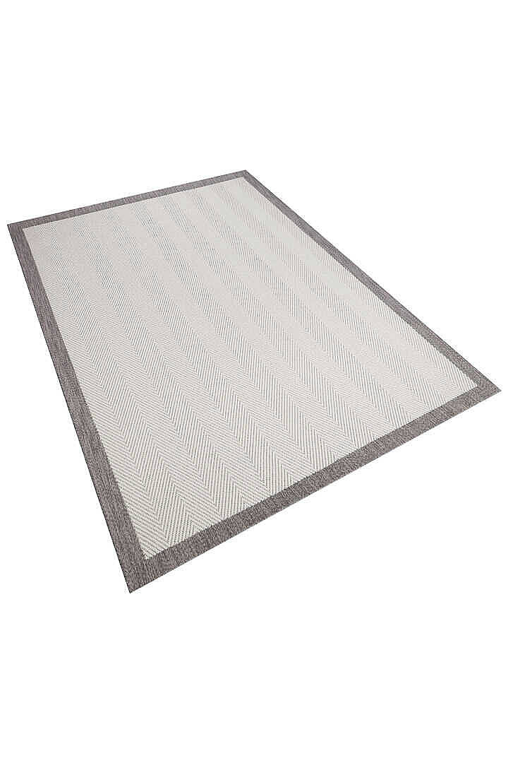 Kaymaz Yıkanabilir Doğal Dokulu Beyaz Dekoratif Sisal Halı Siesta 1504 - 3