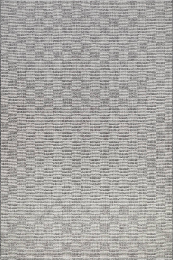 Kaymaz Yıkanabilir Doğal Dokulu Gri Dekoratif Sisal Halı Siesta 1508 - 2