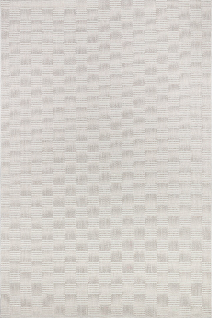 Kaymaz Yıkanabilir Doğal Dokulu Krem Dekoratif Sisal Halı Siesta 1506 - Frenda (1)