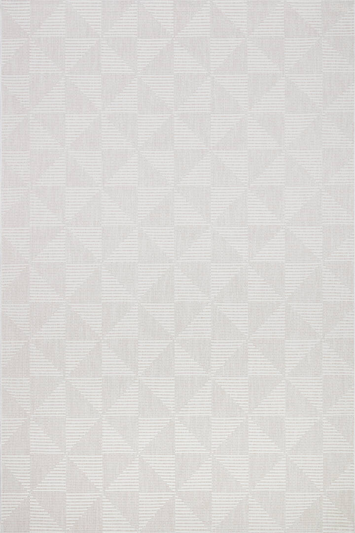 Kaymaz Yıkanabilir Doğal Dokulu Krem Dekoratif Sisal Halı Siesta 1509 - 2