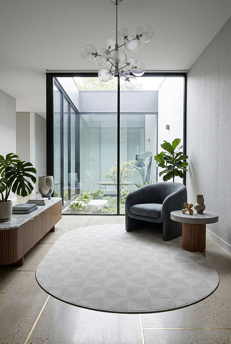 Kaymaz Yıkanabilir Doğal Dokulu Krem Dekoratif Sisal Oval Halı Siesta 1509 - Frenda