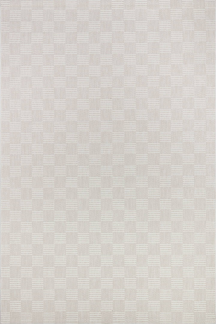 Kaymaz Yıkanabilir Doğal Dokulu Krem Dekoratif Sisal Yolluk Özel Ölçü Kesme Halı Siesta 1506 - 2