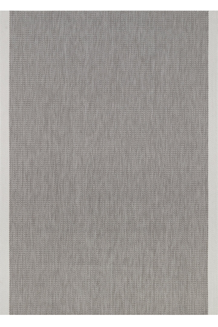 Kaymaz Yıkanabilir Minimal Bordürlü Antrasit Dekoratif Sisal Yolluk Özel Ölçü Kesme Halı Siesta 1501 - Frenda (1)