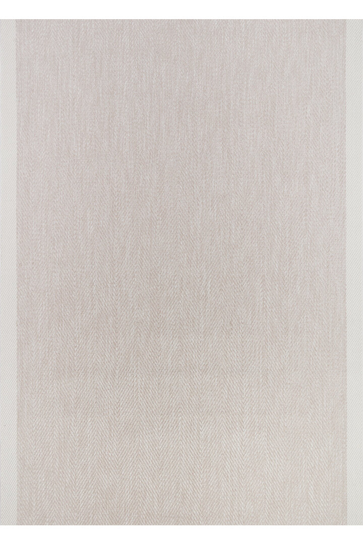 Kaymaz Yıkanabilir Minimal Bordürlü Bej Dekoratif Sisal Yolluk Özel Ölçü Kesme Halı Siesta 1503 - 2