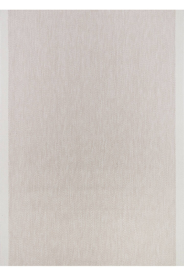 Kaymaz Yıkanabilir Minimal Bordürlü Bej Dekoratif Sisal Yolluk Özel Ölçü Kesme Halı Siesta 1503 - 2