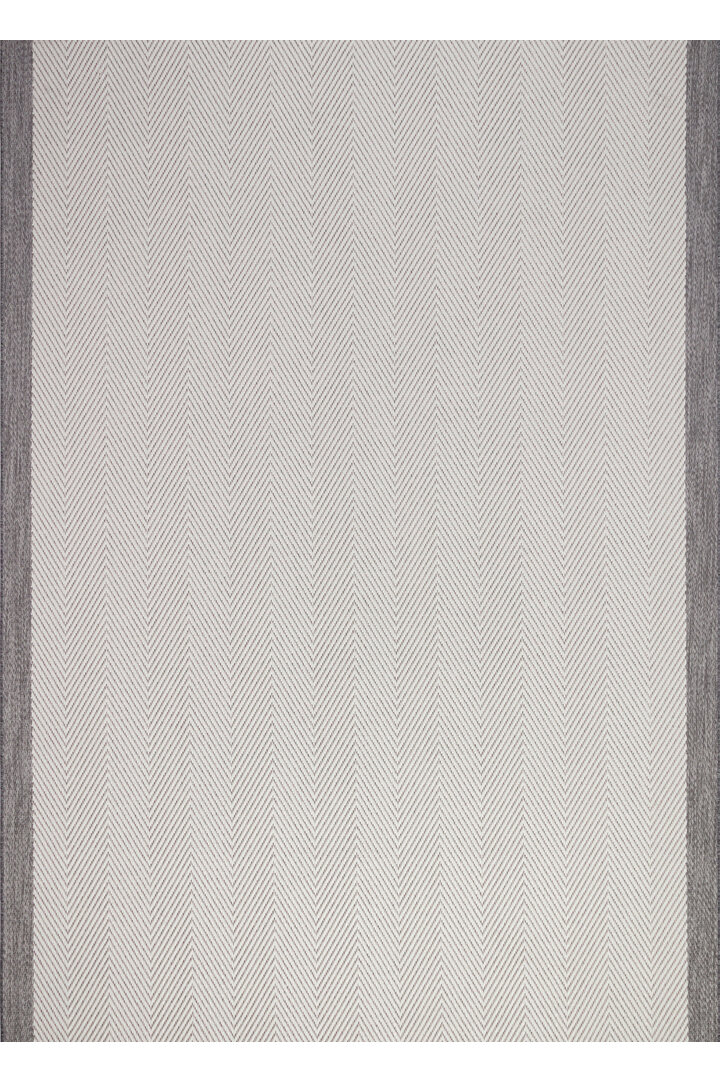 Kaymaz Yıkanabilir Minimal Bordürlü Beyaz Dekoratif Sisal Yolluk Özel Ölçü Kesme Halı Siesta 1504 - 2