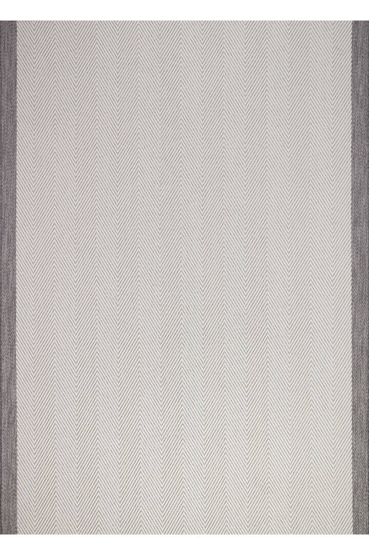 Kaymaz Yıkanabilir Minimal Bordürlü Beyaz Dekoratif Sisal Yolluk Özel Ölçü Kesme Halı Siesta 1504 - 2