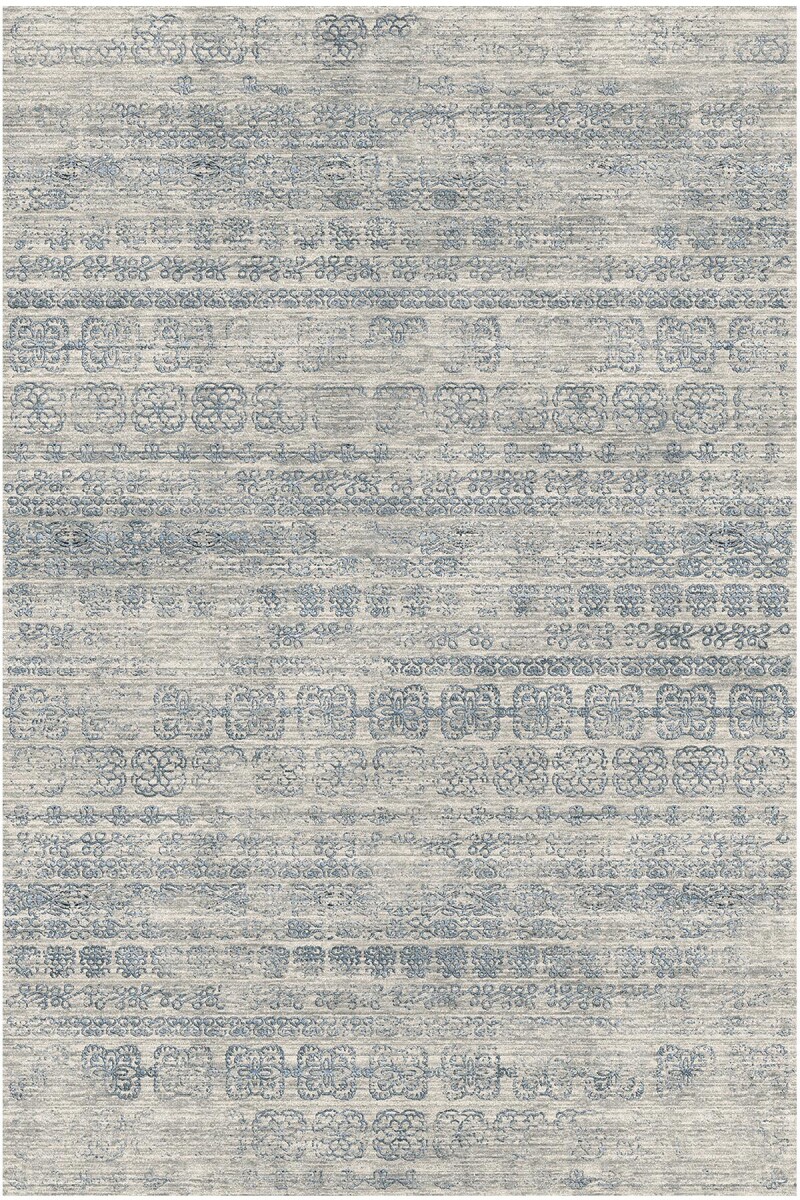 Kilim Desenli Pamuk Taban Yıkanabilir Baskılı Halı - 7