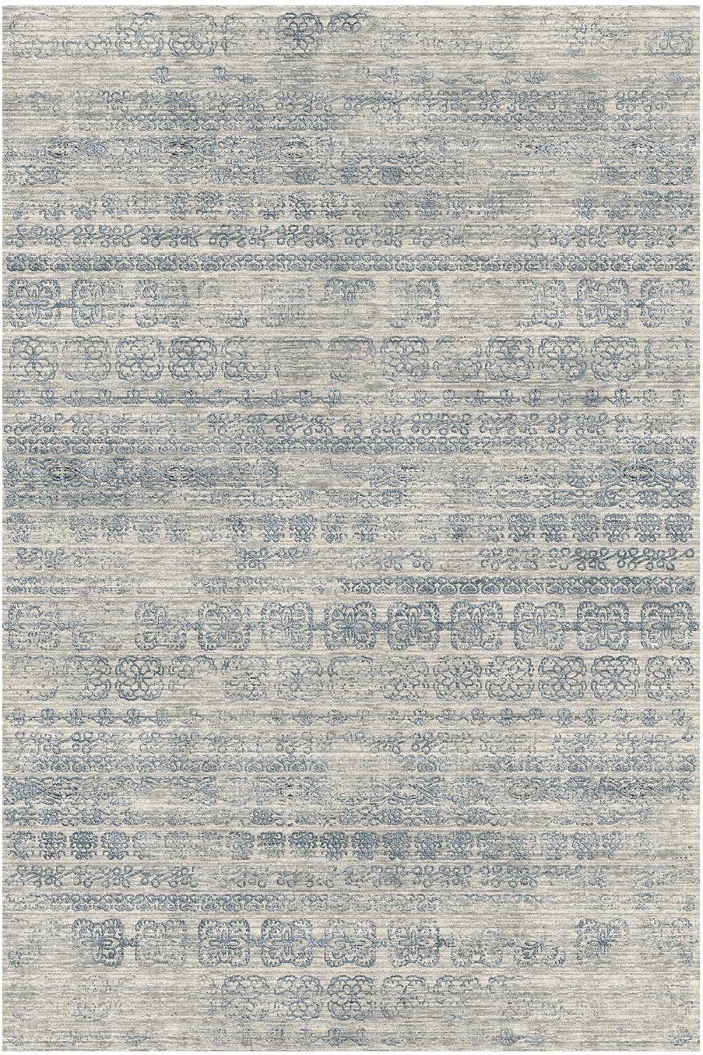 Kilim Desenli Pamuk Taban Yıkanabilir Baskılı Halı - 7
