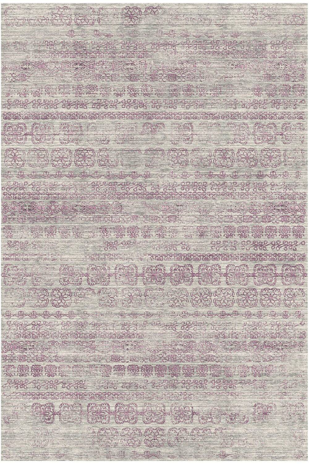 Kilim Desenli Pamuk Taban Yıkanabilir Baskılı Halı - 8