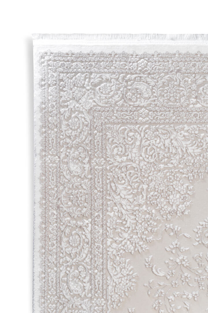 Luxera Klasik Perfectly Yün Tuşeli Akrilik Salon Halısı Lu01 Bej - Frenda (1)