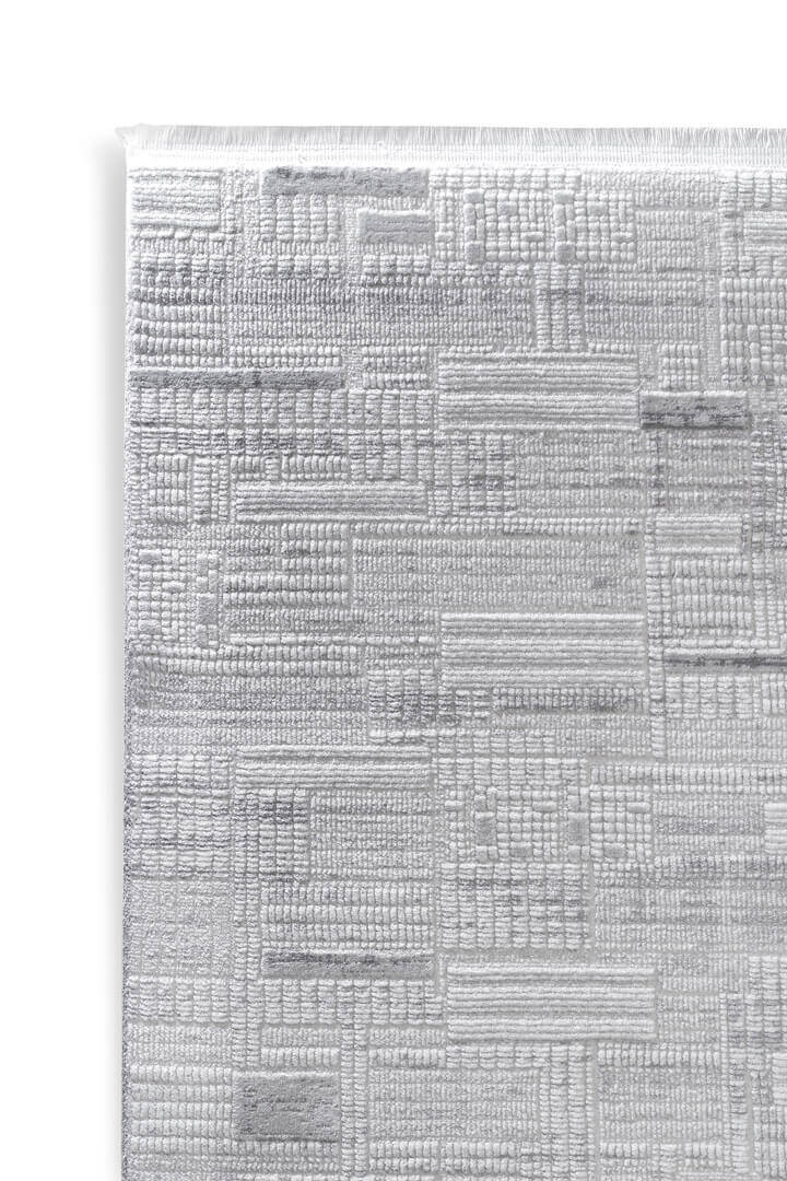 Luxera Klasik Perfectly Yün Tuşeli Akrilik Salon Halısı Lu05 Gri - 2